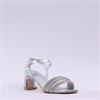 Una Healy Fantasy Block Heel Bling Strap - Silver Sparkle